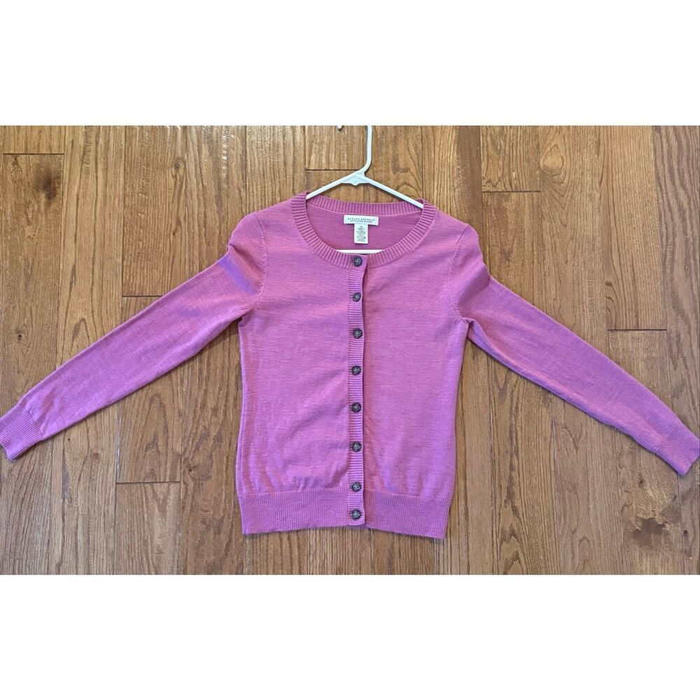 Banana Republic Raspberry Pink Button-Up Cardigan - Picture 7 of 8